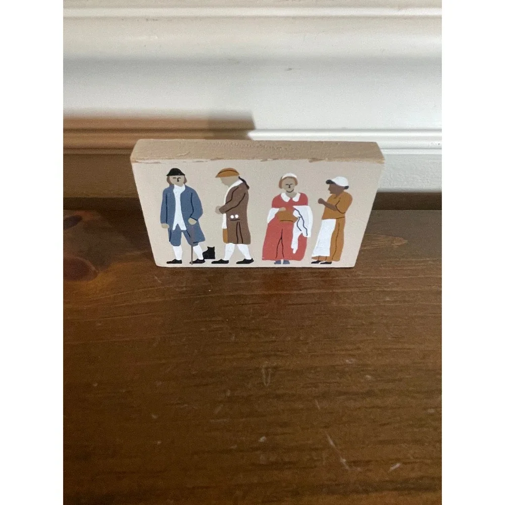 The Cats Meow Village Center Meeting House Old Sturbridge Village Wood 2pcs